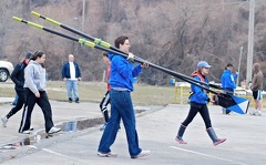 Ruth Carrying Oars